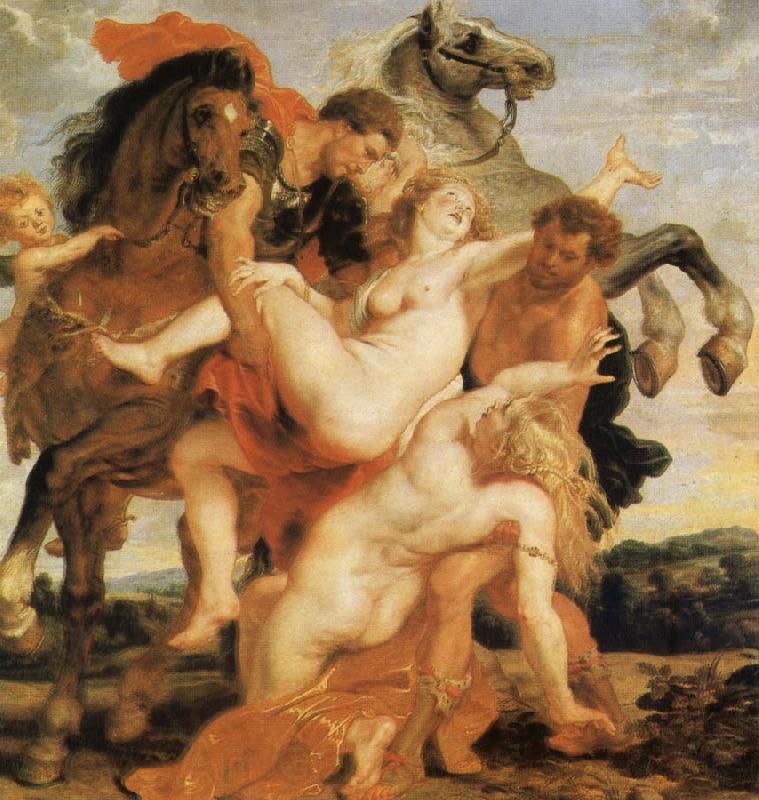 Peter Paul Rubens The robbery of the daughters of Leucippus Norge oil painting art